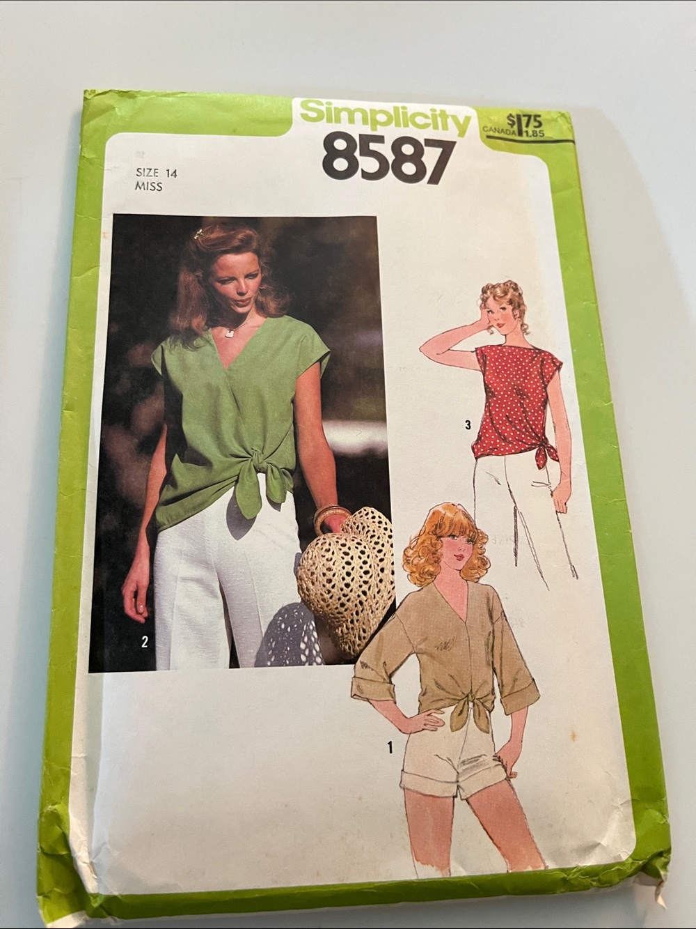 Simplicity Vintage Top Sewing Patterns Uncut Never Used